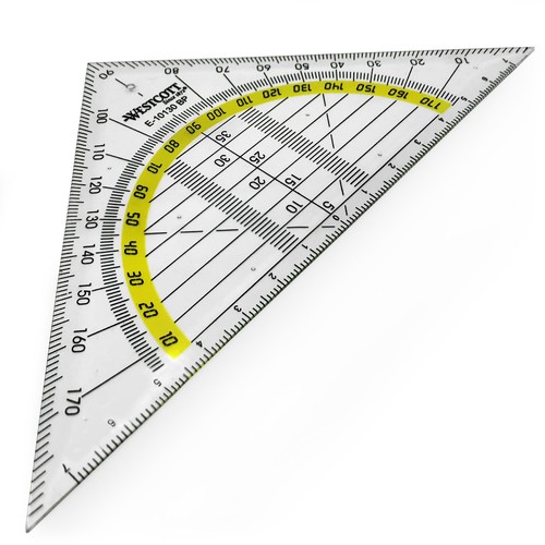 Westcott set square two way - set,