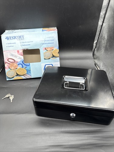 Westcott lockable cash box - westcott,