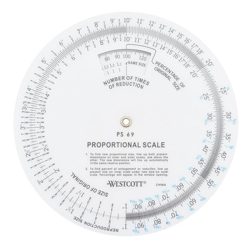 Westcott inch proportional - westcott, 5-inch