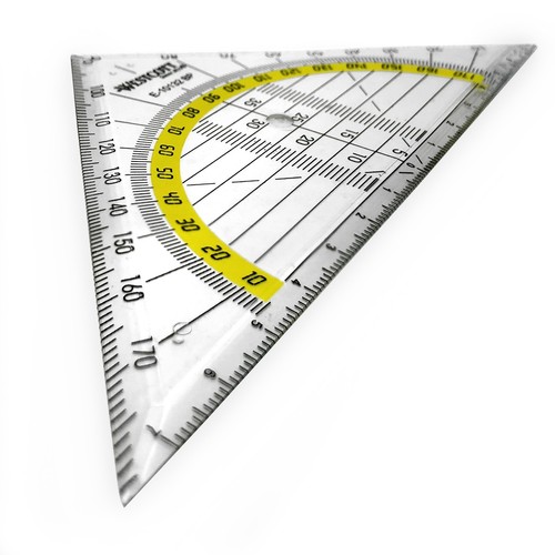 Westcott set square two way - square,